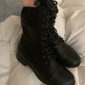 Black Combat Boots